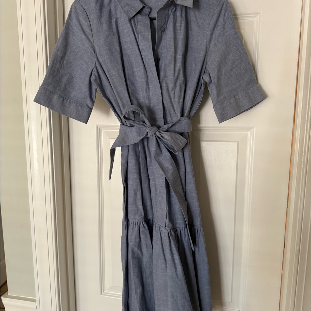 Calvin Klein Charcoal Long Sleeve Dress